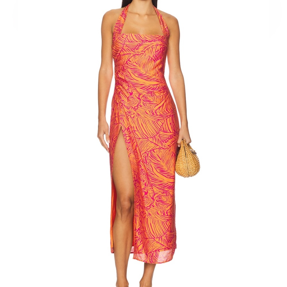 Seven Wonders Alana Tropical Halter Dress